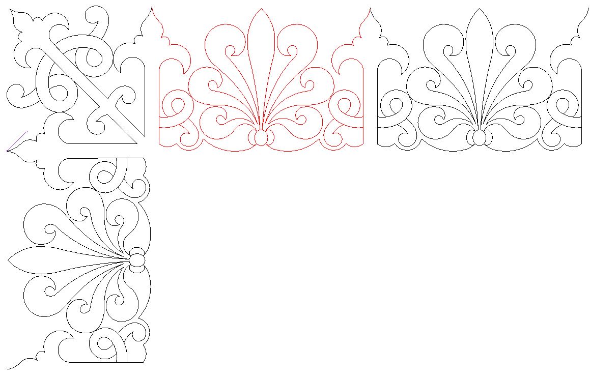 tanglewood border 001 - Digital Borders/Borders Corners Patterns